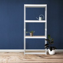 아트박스/스피드랙 스피드랙 무볼트 조립식 선반 4단 1500 x 900, 단품