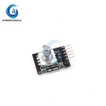 엔코더 로터리 엔코더 휠인코더5개/몫 KY-040 로터리 인코더 모듈 Arduino 용 15x16.5mm 전위차계 노브 캡, 한개옵션0