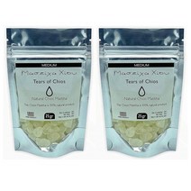 Chios 키오스 매스틱 검 원물 알갱이 25g 2개 Mastiha Pack Medium Tears Gum