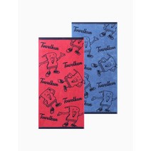 TOWELKUN 페이스타월 - 메이트 - 핑크5P+블루5P, FREE