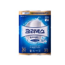 크리넥스 울트라클린 아쿠아 비데3겹 화장지 30M x 30롤