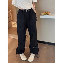 얇은 여름 카고풍 트레이닝 바지
