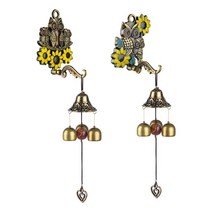 [P1B] 해바라기 부엉이 문 종 / 문종 도어벨 벨 청아한 맑은소리 알림벨 손님벨 손님알림 인테리어소품 가성비 킹성비 갓성비 북유럽 ( P1B / 55989EA ), 3송이