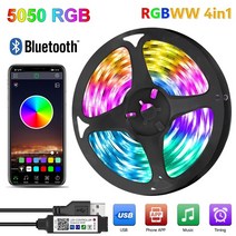 네온사인 네온스트립 네온조명 led 침실 테이프 음악 블루투스 rgb 5050 tv 백라이트 바 파티 장식 светодиодная лента, 없음, 방수, 1m
