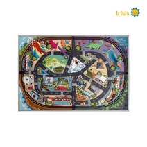 르파파 르보뇌르 라이트 시간속 공룡마을 놀이매트 (대형 200x140cm)