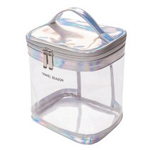 화장품 세면도구 대용량 파우치 Unistybags-투명 화장품 대용량 방수 세면 용품 정리함 여성용 메이크업