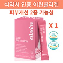 식약처 인증 기능성 저분자피쉬콜라겐 펩타이드 비오틴 엘라스틴 비타민C, 1박스, 150g
