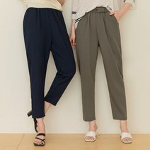 더핏팅 린넨 슬랙스 팬츠