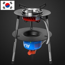 버너 스탠드 거치대 제라 호스버너 캠핑 가스 휴대용, 02.올쿡 가스버너 거치대+스텐다리 추가