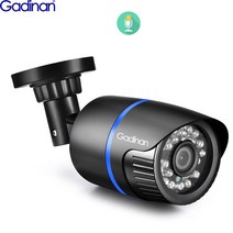 CCTV Gadinan-IP 카메라 8MP 오디오 POE 거리 야외 감시 불릿 동영상 CCTV IR led P2P DC 12V/ 48, 03 DC 12V 8MP_02 6mm