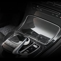 벤츠 E클래스 W213 센터페시아 컵홀더 카본커버 우드몰딩 튜닝 몰딩, C-TYPE(우드), 01. 센터페시아몰딩 우드