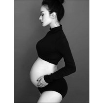 만삭 촬영 원피스 주수 셀프 임산부 만삭사진 임부복 빅사이즈 코튼 출산 사진 드레스