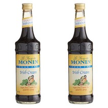 Monin 모닌 무설탕 아이리시 크림 고메 시럽 750Ml 2개