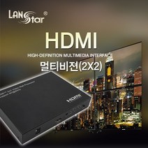 GO2shop GO2shop_ HDMI비디오월컨트롤러 멀티비젼 41HDMI화면분할기, ★선택* HDMI 2X2 멀티비젼 NEW (20332)