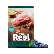 하림 더리얼 펫 푸드 강아지 개 애견 천연 등급 다이어트 알러지 피부 위장 성견 어덜트 사료, 소고기 어덜트 1kg