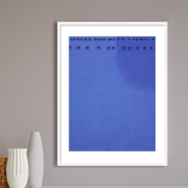 15-vi-65 (200 Editions) 김환기 판화 액자추가가능, 원목관액자베이지