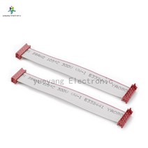 1.27MM 레드 하네스 IDC 케이블 어셈블리 플랫 리본 케이블 배선 와이어-보드 마이크로 매치 lengeh 200mm, 01 Opposite direction_01 4P