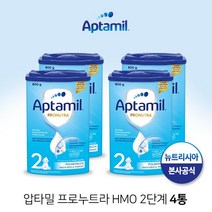 압타밀 프로누트라 어드밴스 뉴 HMO 2단계 800g x 4통 세트, 2단계 800g/4통