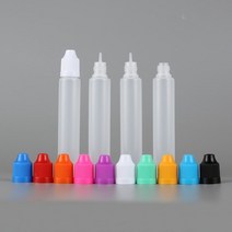 LDEP 액체 주스 드로퍼 병 5 개 30/60ML 어린이 보호 캡 포함 긴 펜 스타일 깔때기, [01] 60ml, [09] Purple