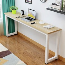 T335 폭좁은 테이블 1600 책상, 우드블랙 깊이500mm