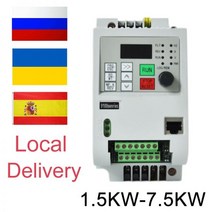주파수 변환기 60hz 50hz 헤르츠 to 뜨거운! 0.75KW/1.5KW/2.2KW/3KW/4KW/5.5KW/7.5KW 단상 인버터 출력 3 상 VFD 가변 속도 220V, 1.5KW 220V