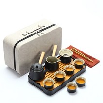 일본 다기 세트 가정용 티포트 도자기 찻잔 차, 옵션13