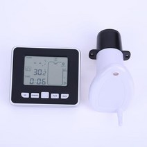 TS-FT002 초음파 수조 레벨 미터 온도 디스플레이가있는 액체 깊이 센서 수위 게이지 시간 경보, 한개옵션0