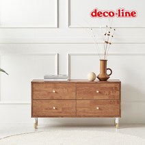 데코라인 코넬 벤 1000B 2단 거실장 DNE002C, 그레이