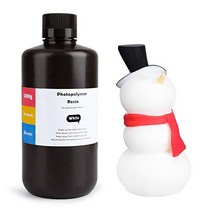 ELEGOO 광조형 3D프린터용 ABS 유사 UV레진 1000g 광경화가능 수지 3D프린터용(흰색)