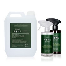 휴웰 100% 편백수 피톤치드 스프레이 4L + 500ml 공병 새집증후군 섬유 애견 이불 의류 새차 냄새제거 탈취제, 4L + 공병 블랙, 선택완료