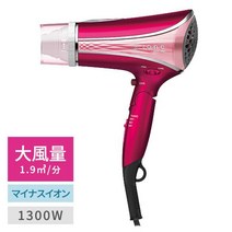 TESCOM 테스콤 TID1100B-P [음이온 헤어드라이어 스파클핑크] 대풍량 고속건조, 단일