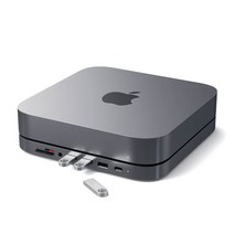 (당일) 사테치 맥미니 전용 C타입 알루미늄 스탠드 허브 Satechi Type-C Stand Hub for Mac Mini