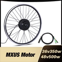 전기자전거키트 개조 모터 변환키트 36v350w 48v 500w xf15f xf15r ebike 키트 전기 자전거 변환 키트 휠 mxus 브랜드, 36v350w 카세트