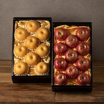 [명절 선물세트][푸른들] 정성담은 과일선물세트 7kg [사과12과내외+나주배9과내외] (사과3kg+배4kg), 1개
