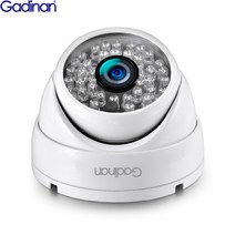 카메라 Gadinan AHD 풀 HD 1080P 파손 방지 보안 감시 유선 돔 AHDH 2MP, [01] PAL, [01] 2.8mm