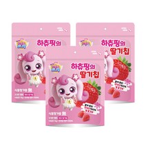 알쏭달쏭 캐치티니핑 하츄핑의 딸기칩 12g 동결건조 간식 과일칩, 하츄핑의 딸기칩 3개 12g