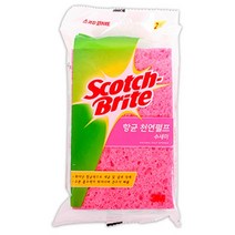 3M 항균 천연펄프 수세미(REC-2F)수새미 설거지 철수세미 설걷이 설겆이, 본상품