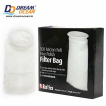 레드씨 마이크론 필터백 (펠트형 100) 양말필터 여과망 여과재망, 단품