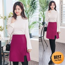피오뜨 7973.애플모직 스커트