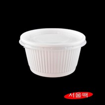 105파이중 일회용밥공기 일회용국용기 TY 105파이 중 백색 1회용소스용기 1000세트, 1000개