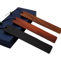 원목 우드 책갈피 독서 북마커 나무 북클립 책갈피, 브라운