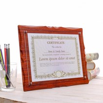 빌한슨 가훈액자 결혼사진액자 가벼운 웨딩 액자 A4