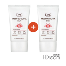 닥터지 선크림 메디 UV 울트라 선 SPF50+ 촉촉한 산뜻한 순한 HD 닥터지썬크림, 닥터지 메디 UV 울트라 선 50ml 2개