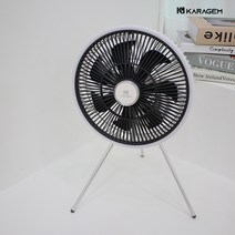 카라젬 LED 캠핑 무선 탁상용 선풍기 사무실 써큘레이터 KA-22MT, 단품