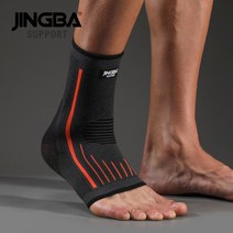 jingba support 1 pcs 3d 압축 나일론 스트랩 벨트 발목 발등인대파열, 주황색 발목 지지대, XXL-XXXL
