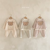 블랙빈 바게트세트 봄상하복 귀여운상하복 블랙빈옷 봄신상 봄상하세트 아동복 유치원룩