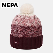 네파 22FW 여성 겨울인기상품 POMPOM 폼폼비니 7IF7430, 와인
