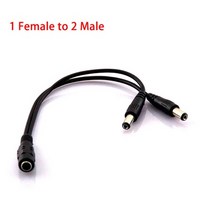12V DC 전원 공급 장치 1 암 2 3 4 5 8 수 방향 분배기 플러그 연장 케이블 코드 커넥터 5.5*2.1mm Led 스, 한개옵션1, 03 1 to 4way