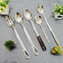 스텐 타공 다대스푼 뷔페스푼 소스 서빙 업소용 학교 국자 단체급식 뷔페, 05.롱뷔페스푼(중)(60x80x300)