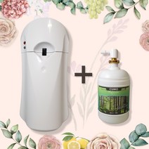 화장실 방향제 자동분사기 자동분사 사무실 분사형 거실 타이머 매장 업소용 CUMO 방향제, 1. 자동분사기 + 아로마향, 12 피톤치드, 1개